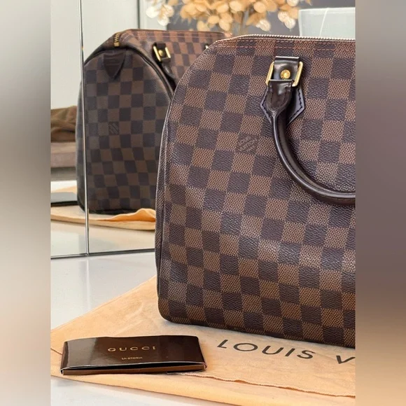 Louis Vuitton - Speedy 30 Damier Ebene - Picture 2 of 8